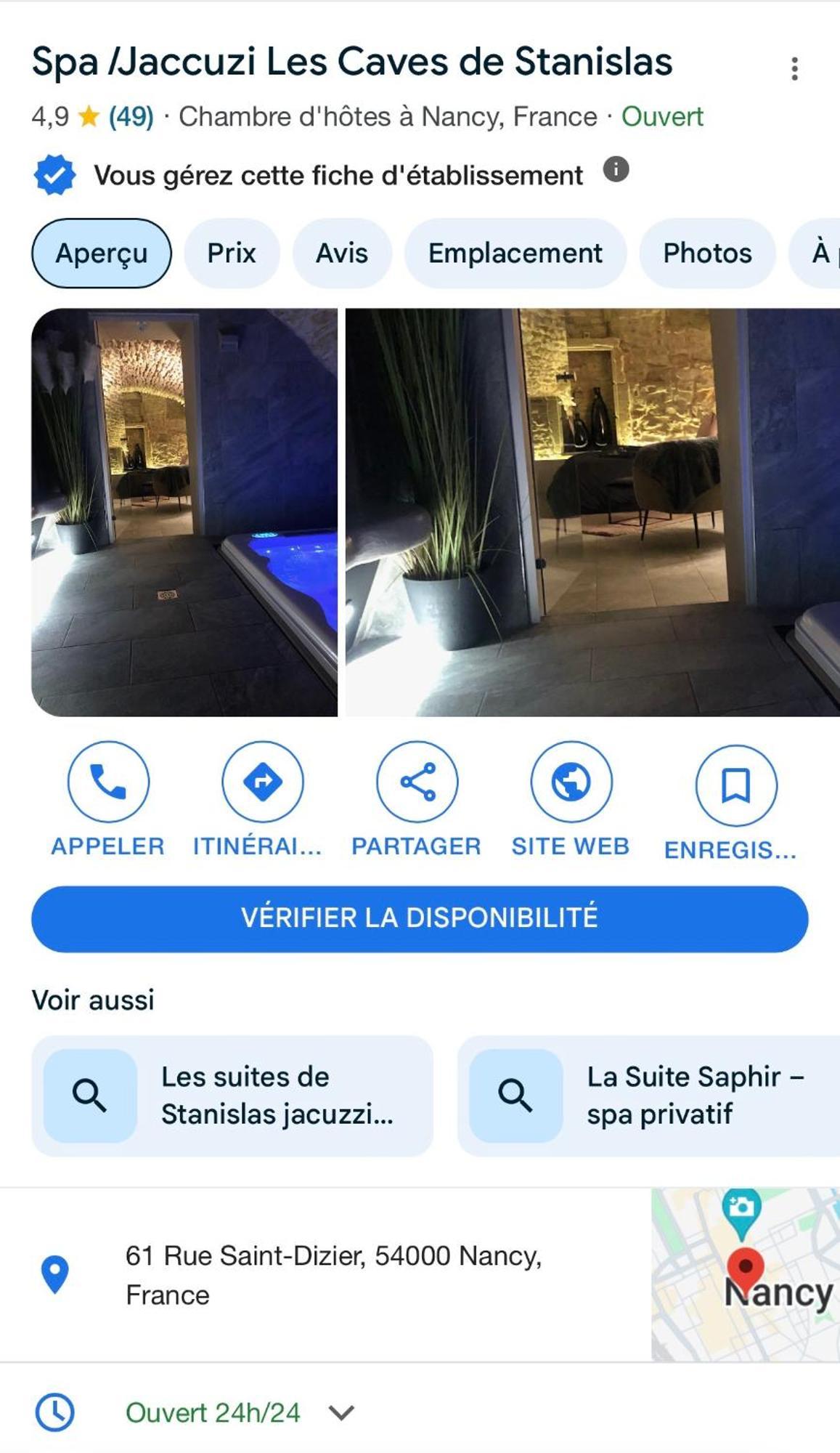 Jaccuzi & Spa Des Caves Stanislas Nancy Exterior foto